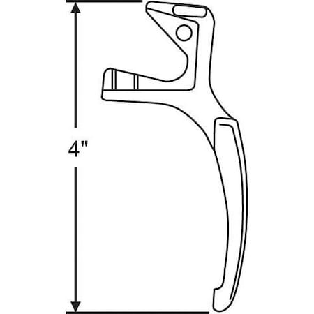 Strybuc PELLA RH WHITE SASH LOCK 34-112